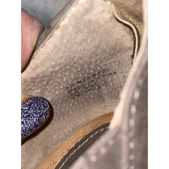 Giani Bernini Alanny Peep-Toe Bootie Taupe Heels Size 7 - Picture 7 of 8